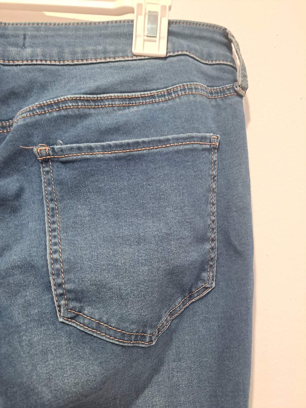 SO Women's Slim Stretch Skinny Jeans - Medium Blue Wash - Picture 4 of 5